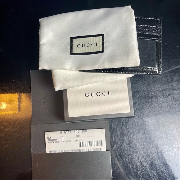 NWT Gucci Ophidia Suede Card Case - Picture 6 of 7